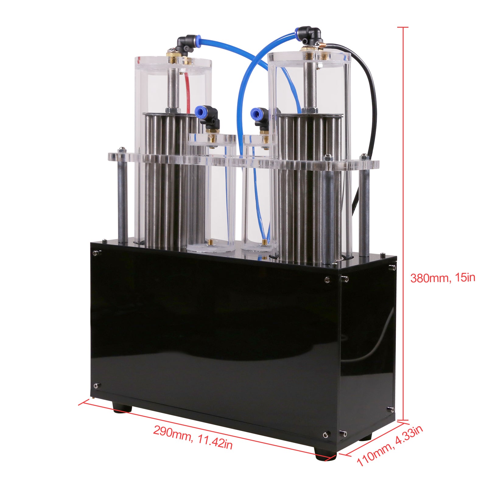 Water Electrolysis Machine - Oxygen Generator - Water Electrolysis Device with Double Outlet (Hydrogen and Oxygen Separated) - Enginediy