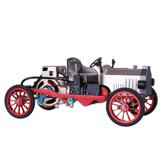 Teching Classic Car Engine Assembly Kit Mini Electric Single-cylinder Engine Metal Mechanical Model High Level Educational Collection - enginediy