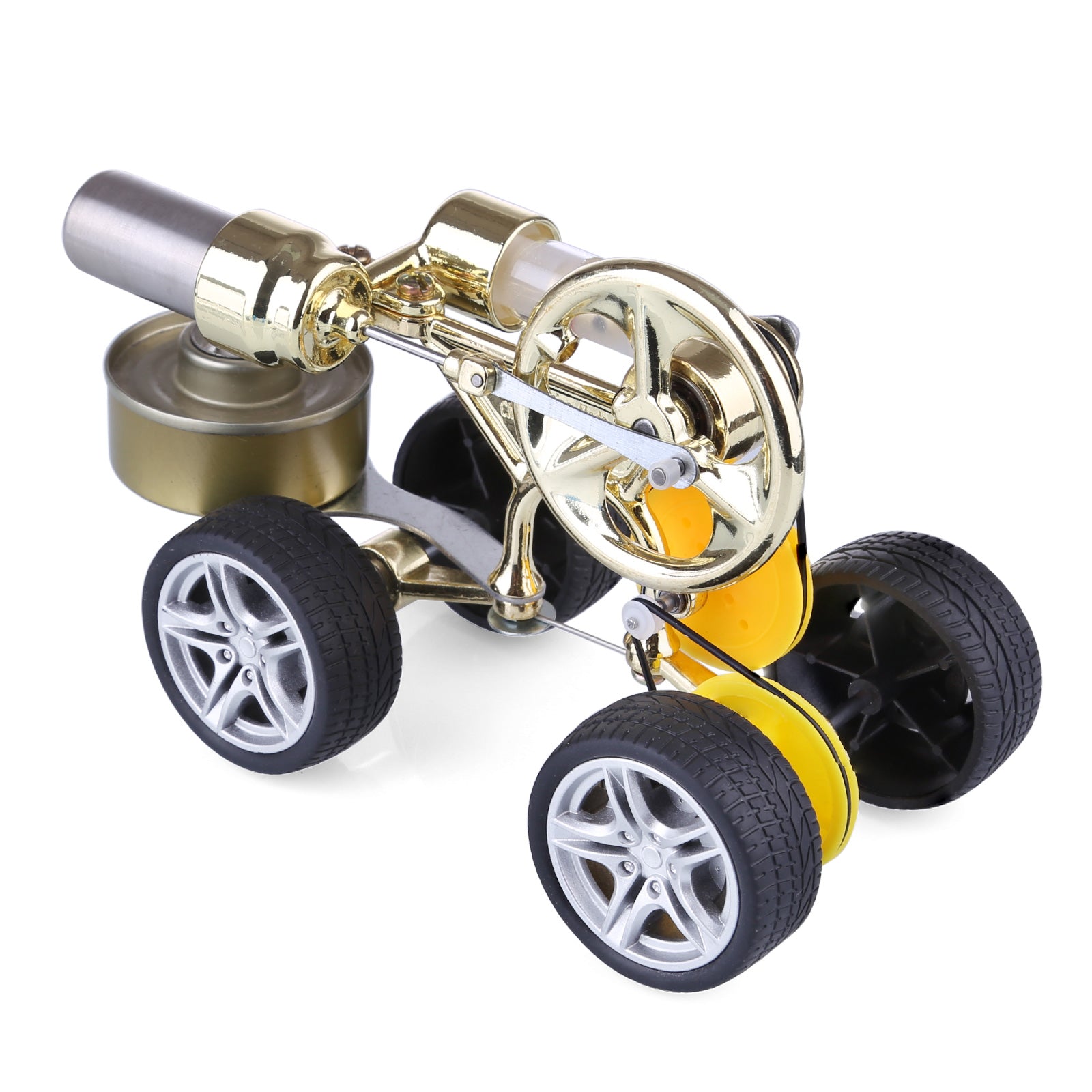 Single Cylinder Stirling Engine Model | Running Car Motor Model Science Experimental Toy