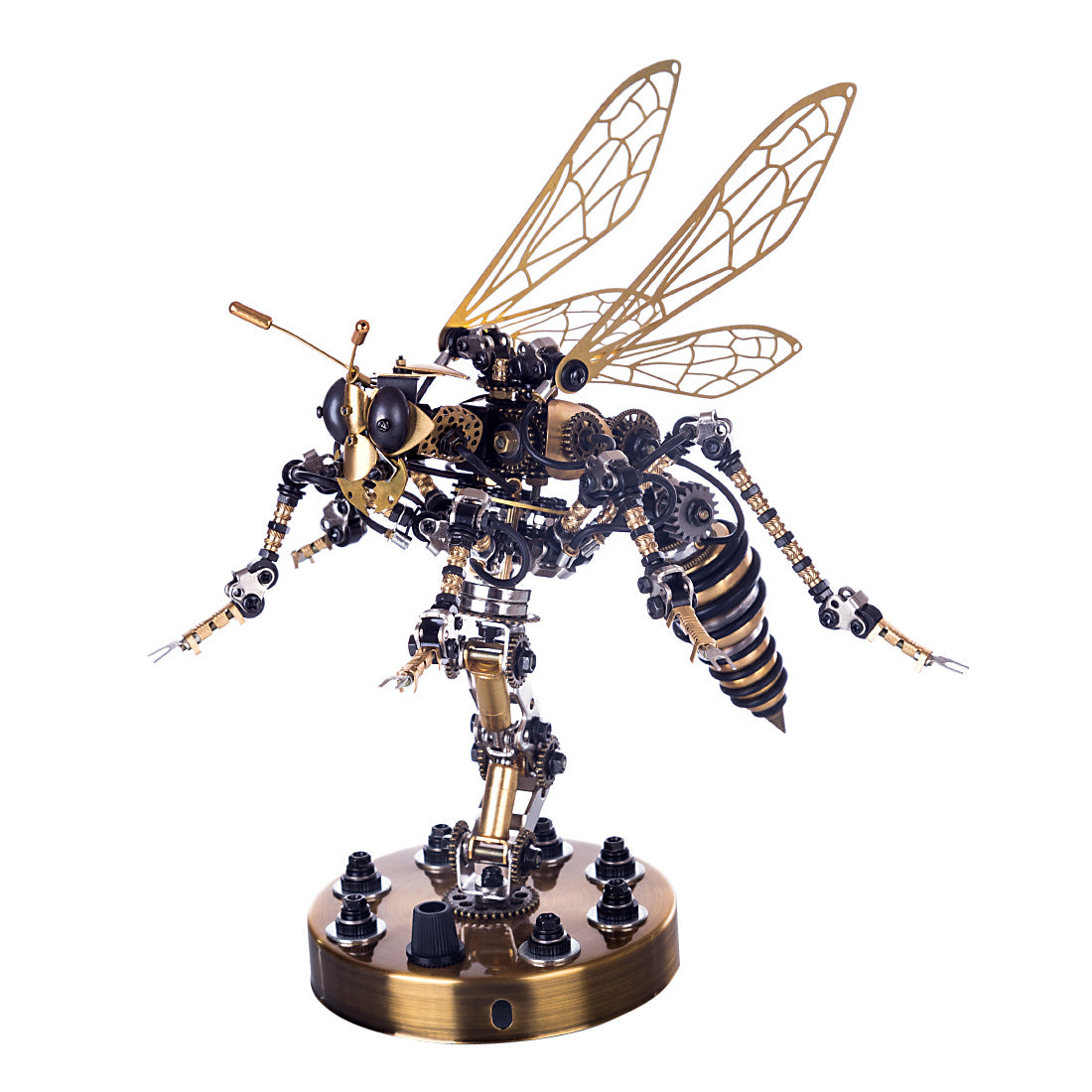 3D Puzzle DIY Model Kit Steampunk Wasp Metal Games Creative Gift