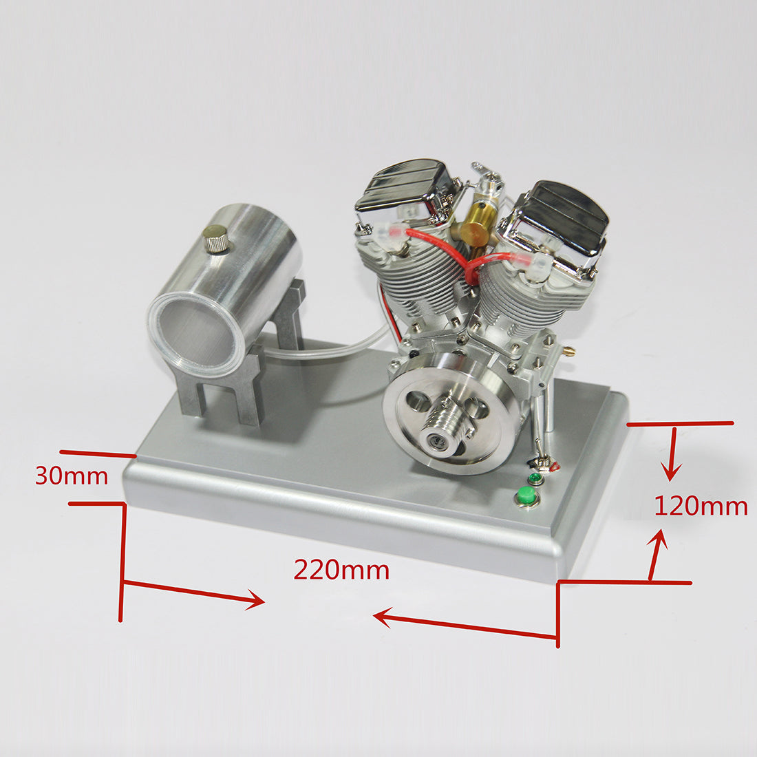 CISON FG-VT9 9cc V2 Engine and Original Parts V-twin 4-Stroke Air-cooled RC Gasoline Engine