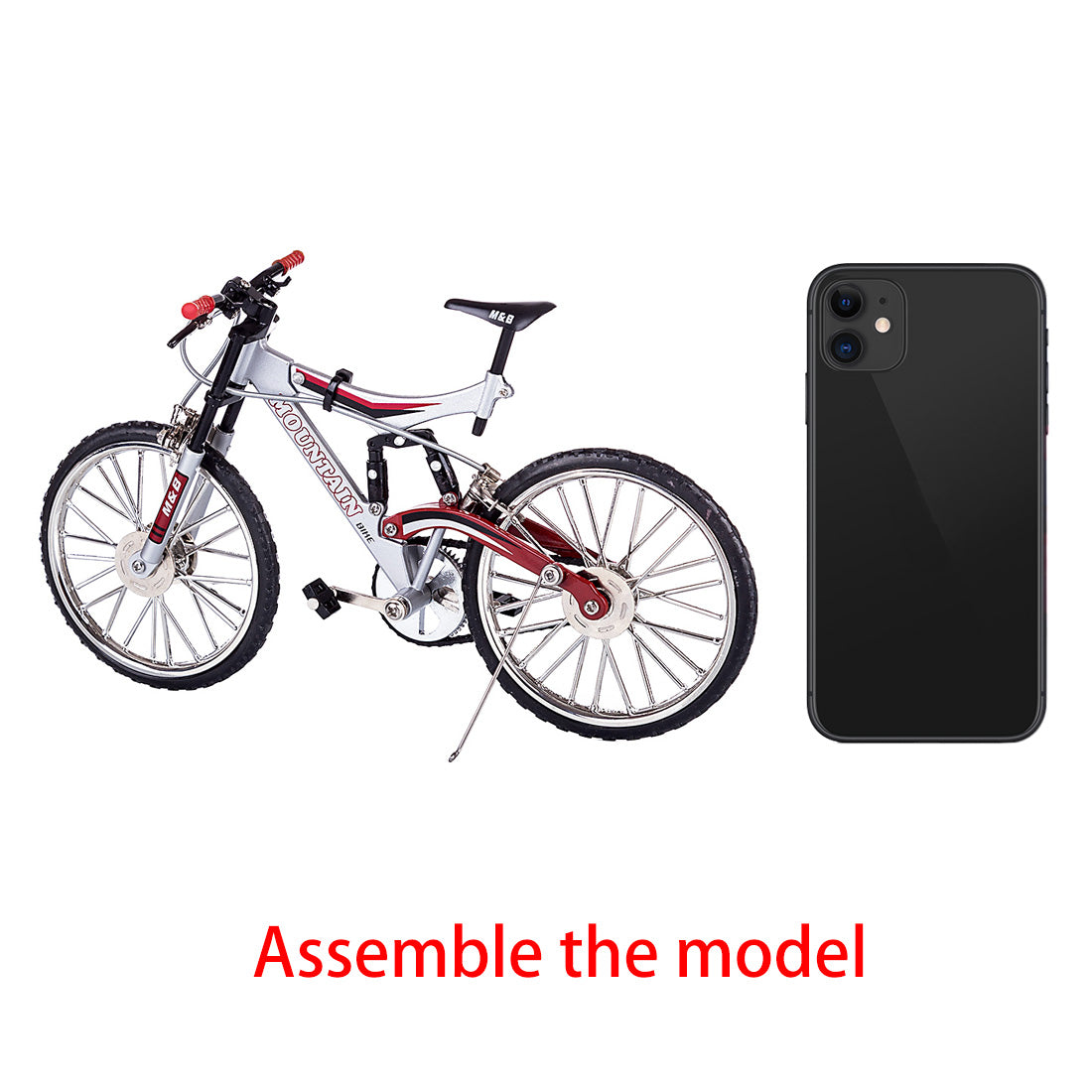 Metal DIY Assembly Bicycle Model Simulated Decoration Bike Model - FS-00150