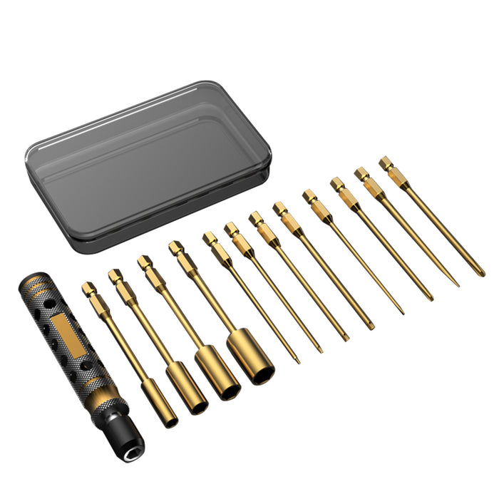 Titanium Screwdriver Set Maintenance Tools DIY Tool Set for RC Engine Models