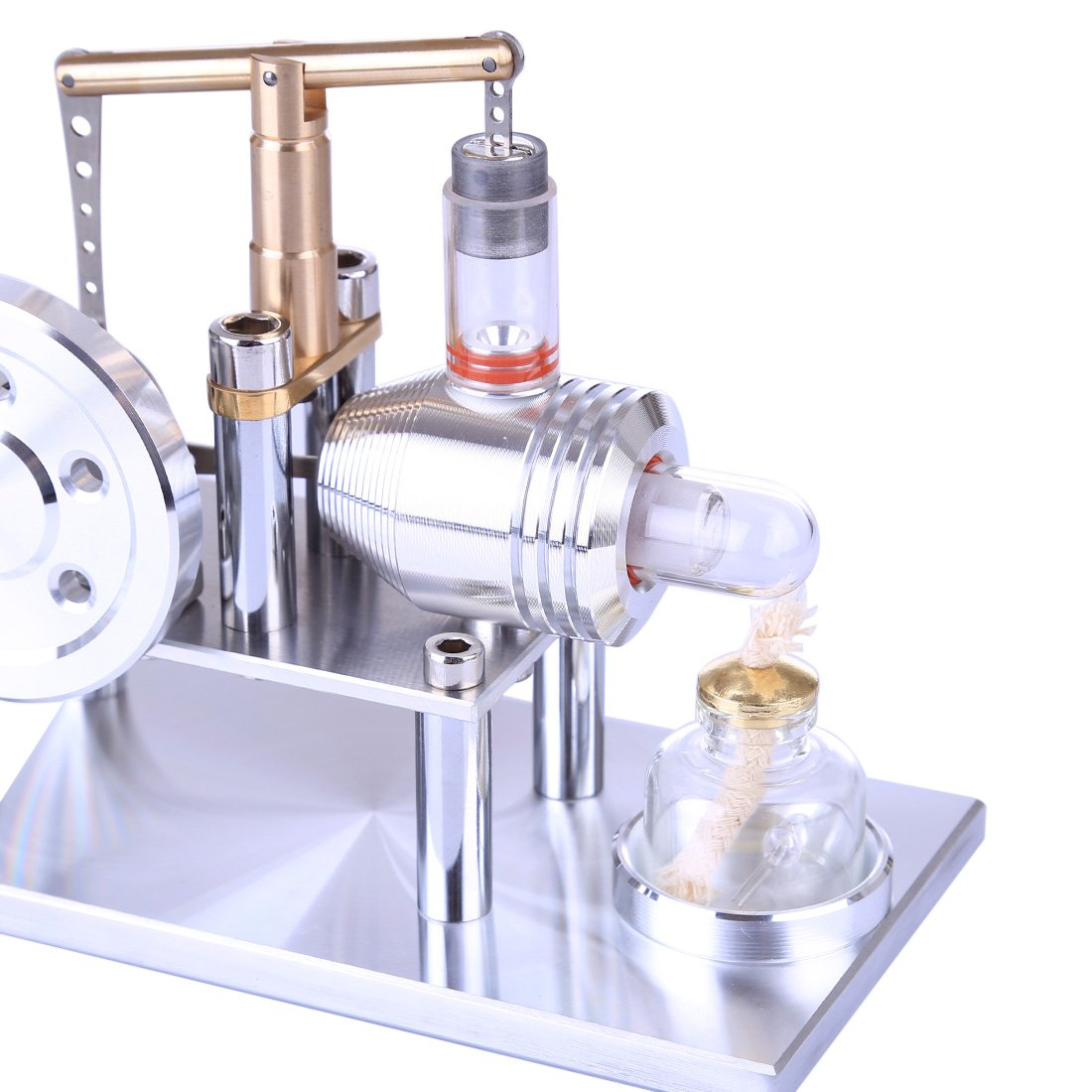 Stirling Engine Model Stainless Steel Balance Stirling Engine Science Experiment Toy - Enginediy - enginediy