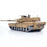 1/16 RC Tank US M1A2 Abrams Main Battle Tank 2.4G RC Military Vehicle Model with Lighting Sound Smoke Shooting Effect - 3918 Metal Ultimate Edition 7.0