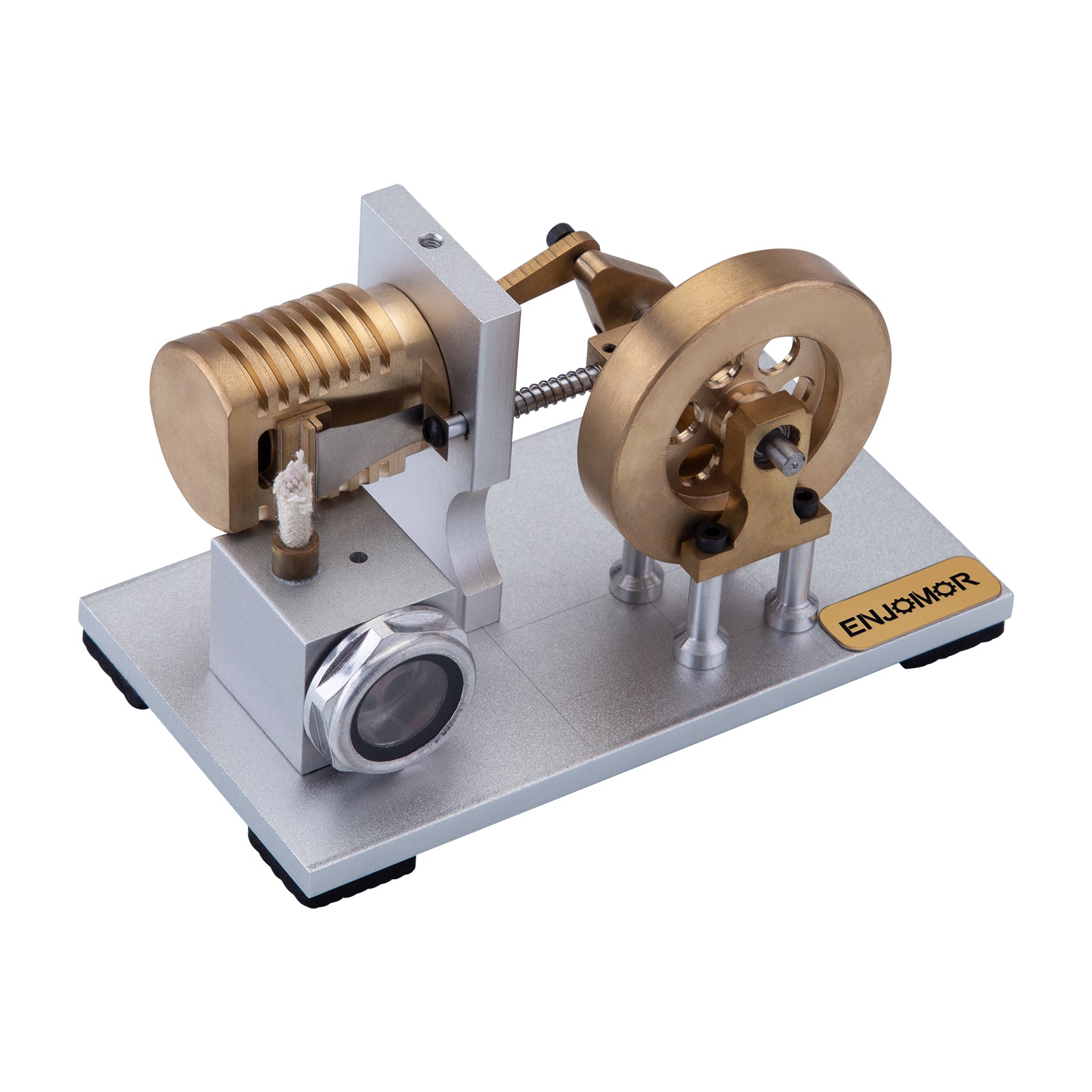 Single Cylinder Stirling Engine Model | Suction Fire Type Bracket Version