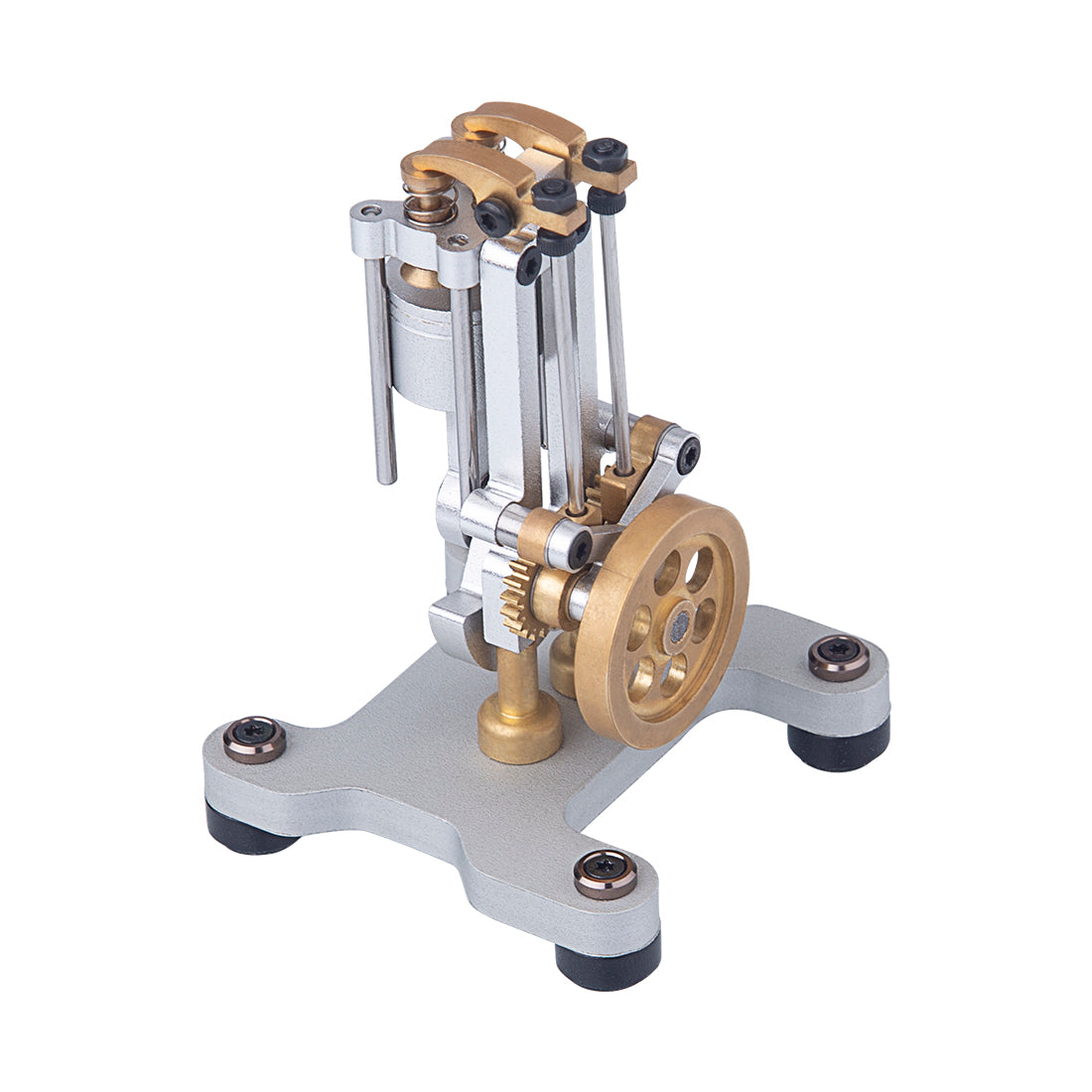 Mini Metal Mechanical 4-stroke Internal Combustion Engine Model Toy for Educational Experimental Science Demonstration