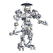 3D Metal Craft Puzzle Mechanical Robot Soldier Sacrifice Model DIY Assembly for Home Decor Creative Gift