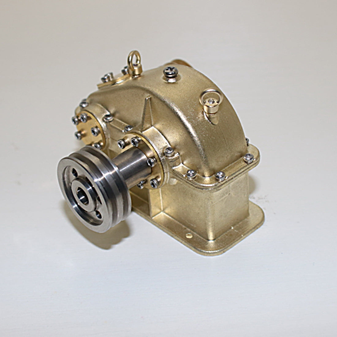 Mini Brass Gear Reducer for Steam Engine Internal Combustion Engine Model