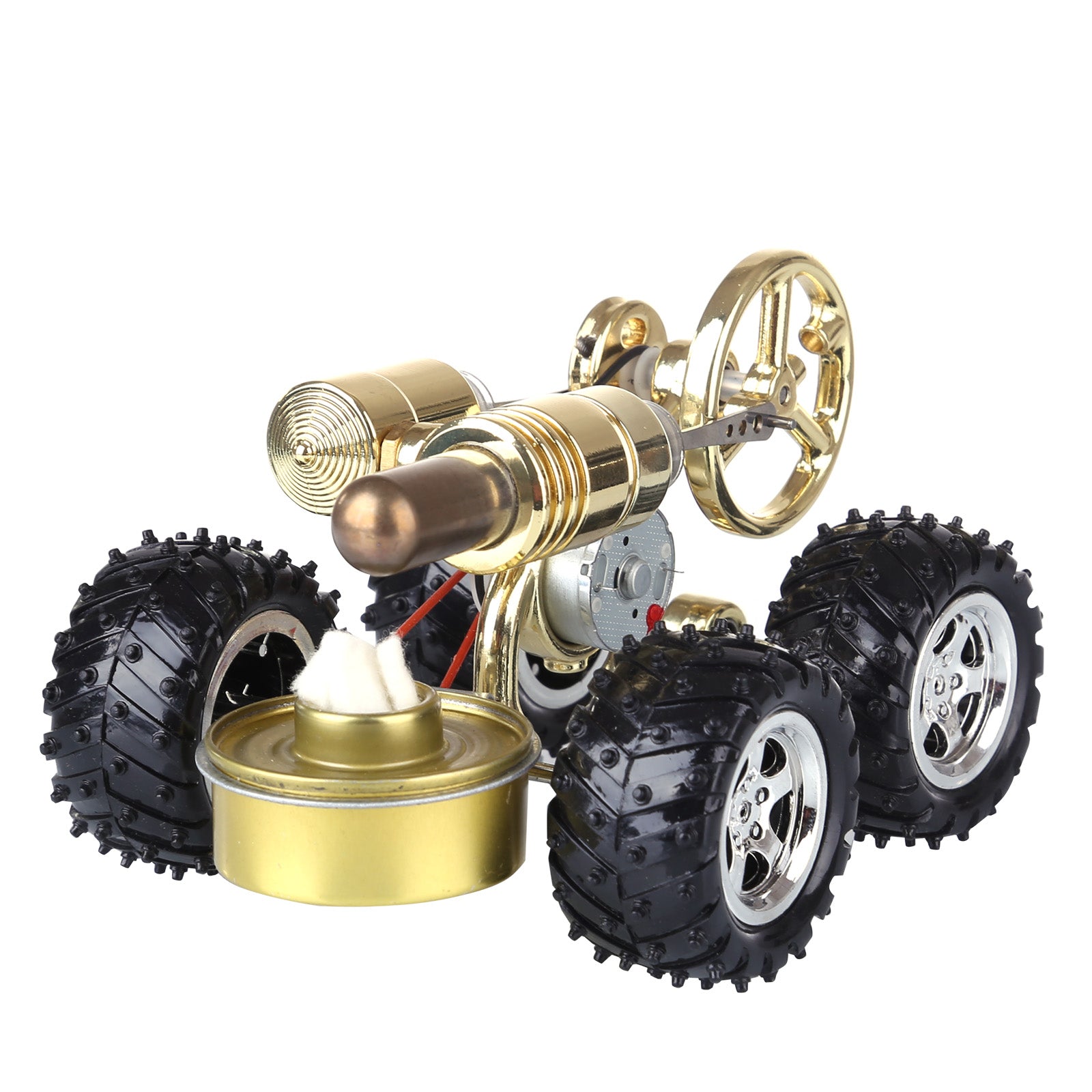 Hot Air Stirling Engine Car Engine Model Science Experiment Educational Toy