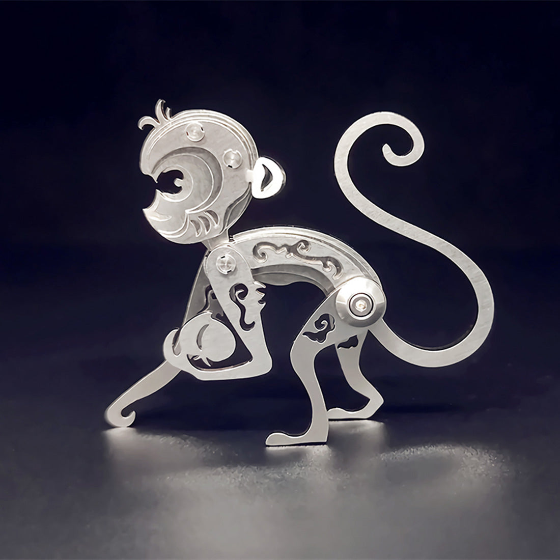 3D Puzzle Model Kit Mechanical Zodiac Monkey Metal Games DIY Assembly Jigsaw Crafts Creative Gift