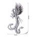 3D Puzzle Model Kit Mechanical Oriental Mystery Creature Silver Phoenix Metal Games DIY Assembly Jigsaw Crafts Creative Gift