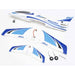 64mm Marlin RC Plane Electric Airplanes Model Assembly Trainer Ducted Aircraft Fixed-wing Aircraft - PNP - enginediy