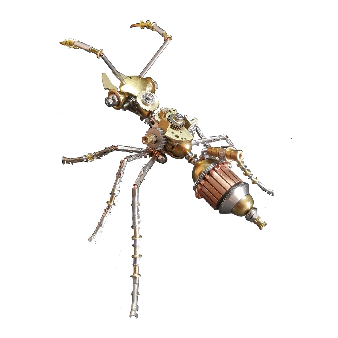 3D Metal Mini Ant Puzzle Steampunk DIY Assembly Model Kit 190PCS