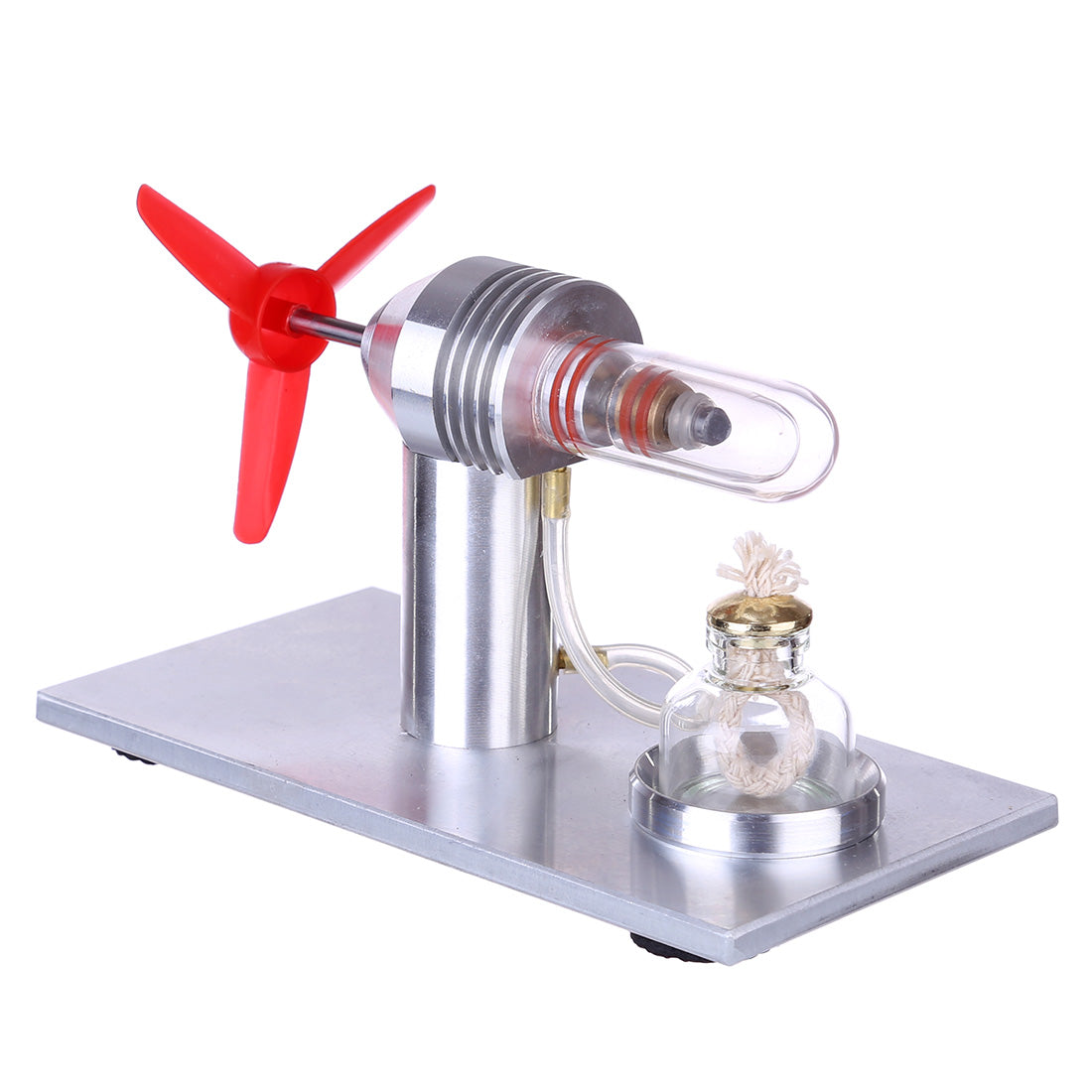 Metal Stirling Engine Model External Combustion Engine Model Physics Experiment - enginediy