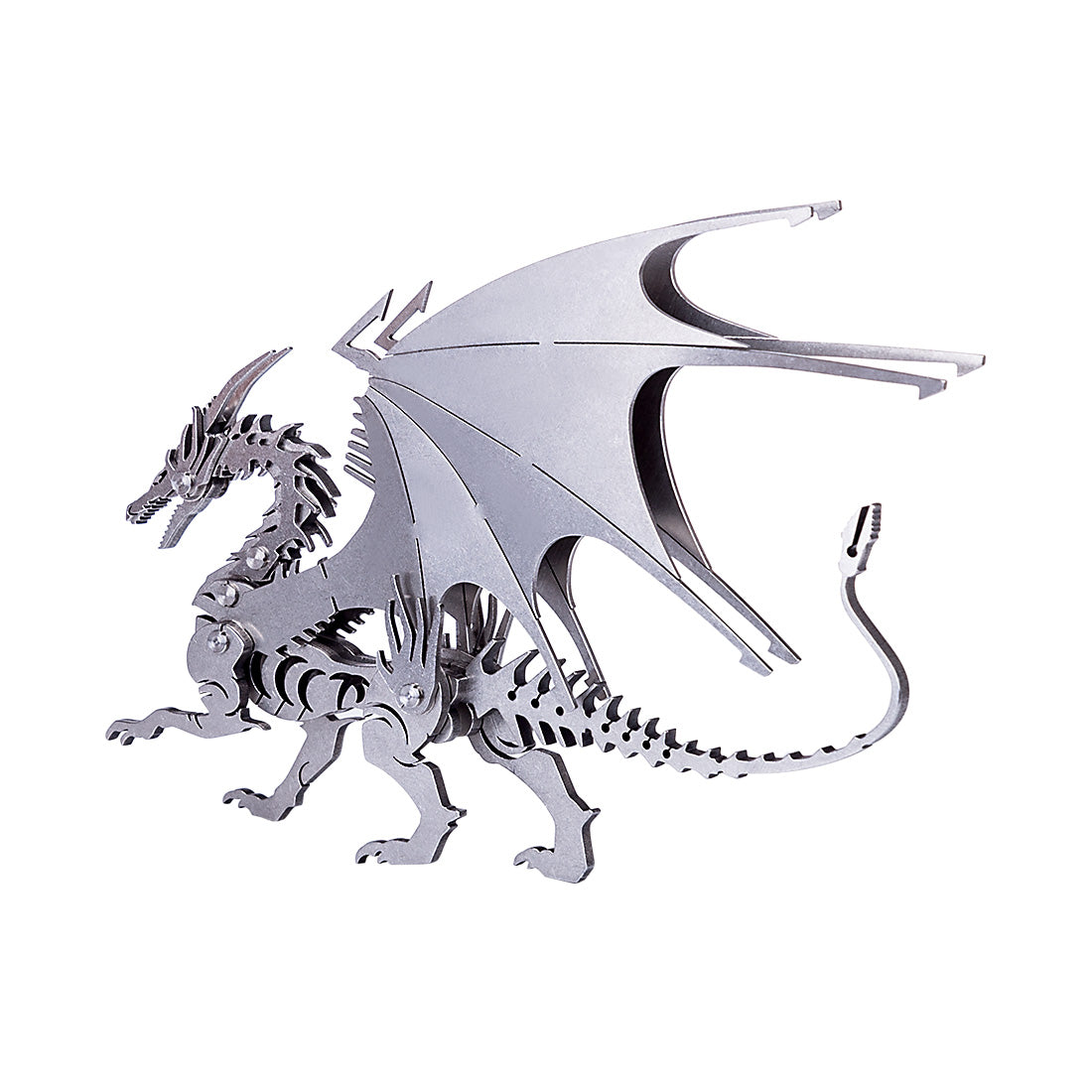 3D Puzzle DIY Model Kit Dragon Metal Games Creative Gift