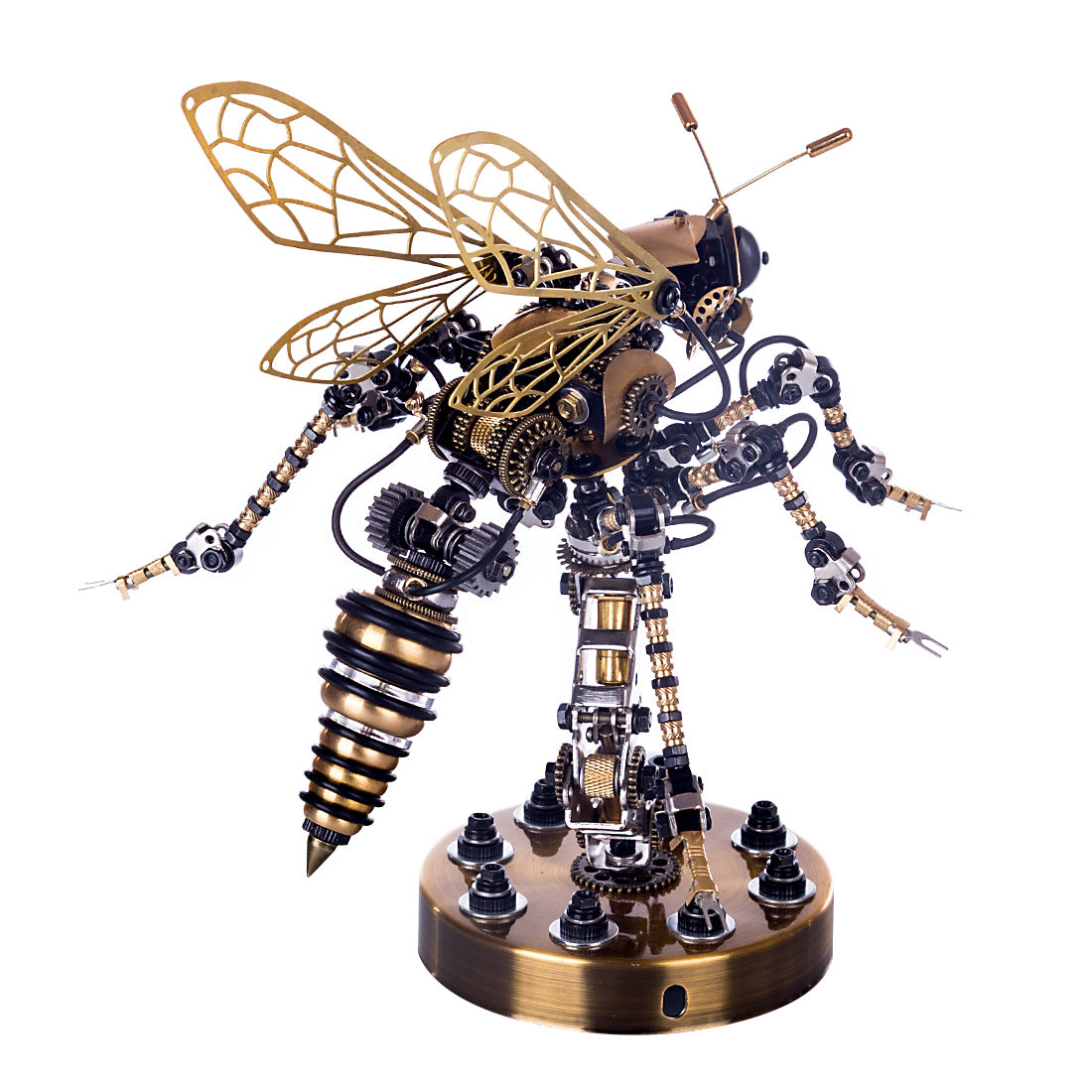 3D Puzzle DIY Model Kit Steampunk Wasp Metal Games Creative Gift