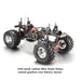 TFL C1610 1/10 4WD RC Electric Monster Truck Simulation Straight Bridge Big Foot Vehicle (without Electronic Equipment) - enginediy