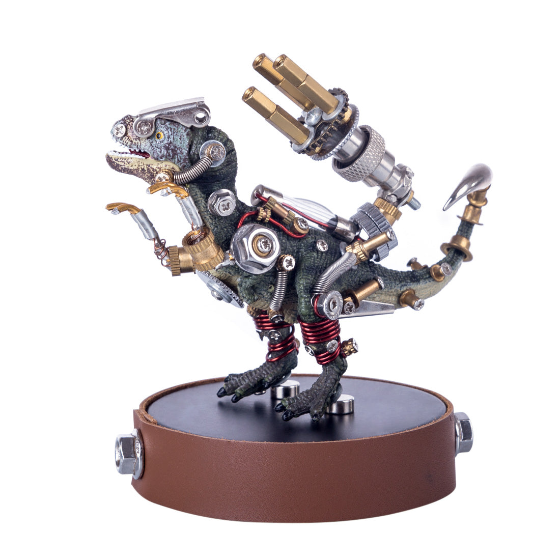 3D Metal Model Kit Mechanical Dinosaur DIY Games Assembly Puzzle Jigsaw Creative Gift - 136Pcs - enginediy