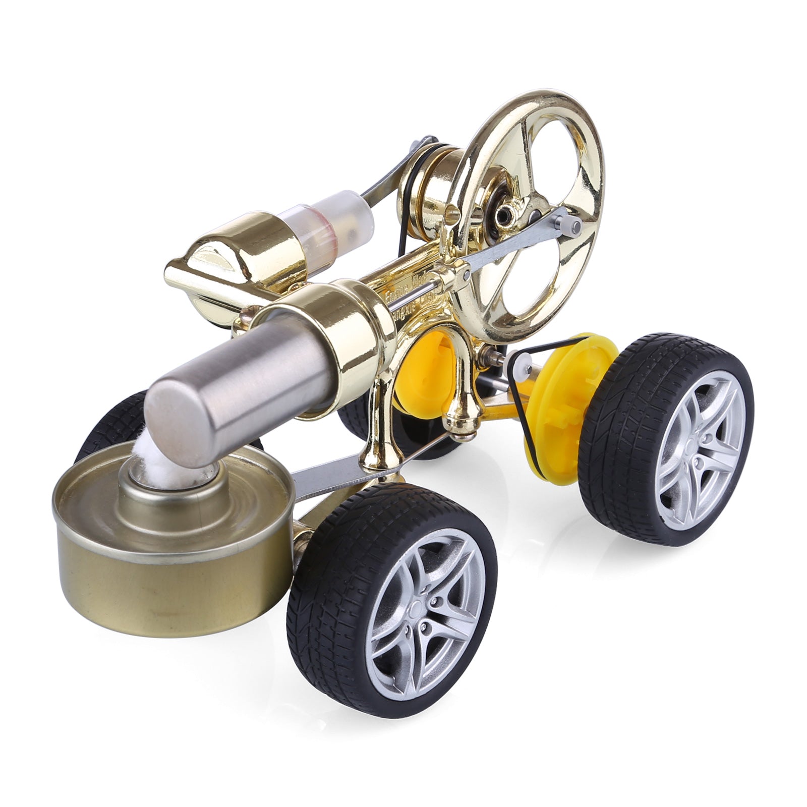 Single Cylinder Stirling Engine Model | Running Car Motor Model Science Experimental Toy