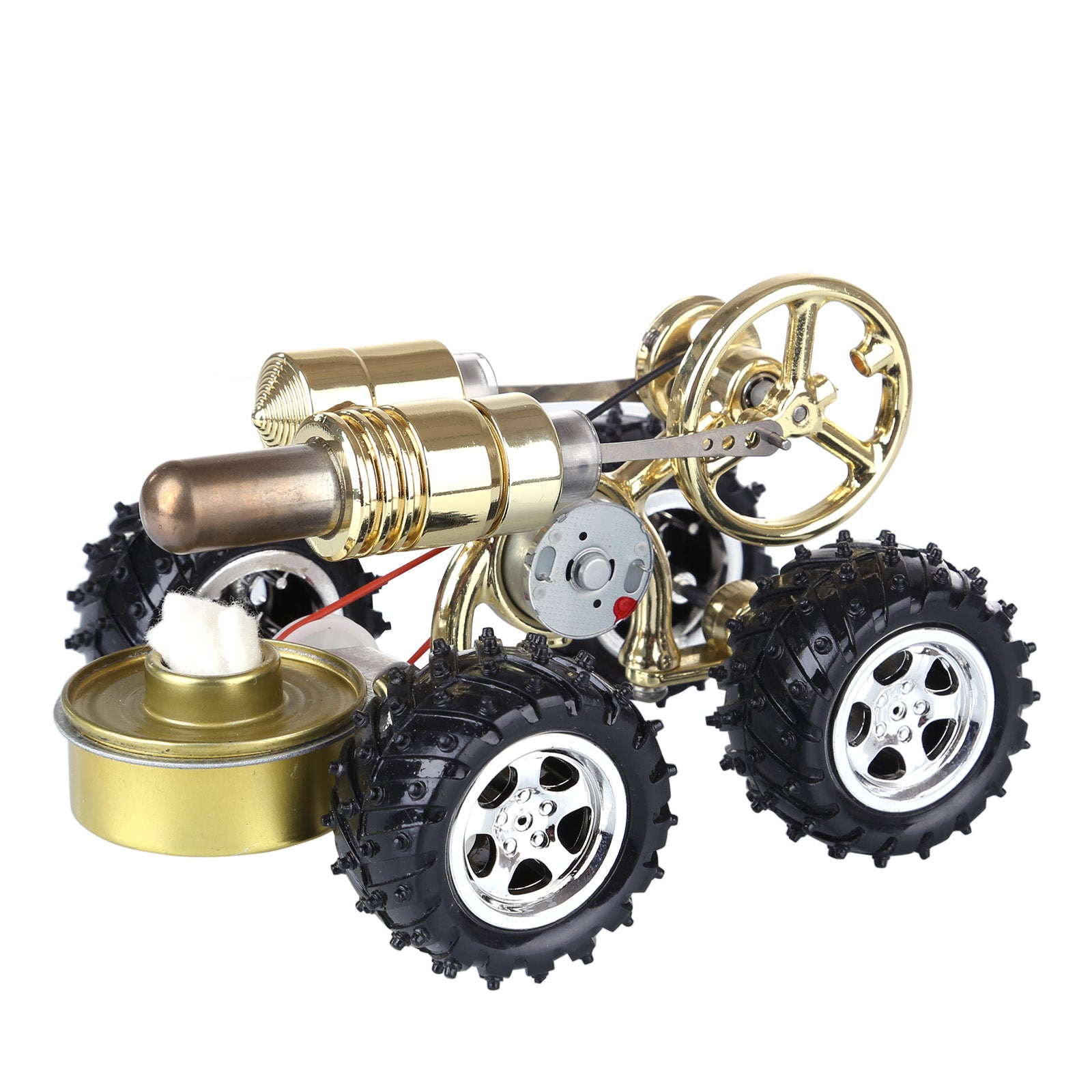 Hot Air Stirling Engine Car Engine Model Science Experiment Educational Toy