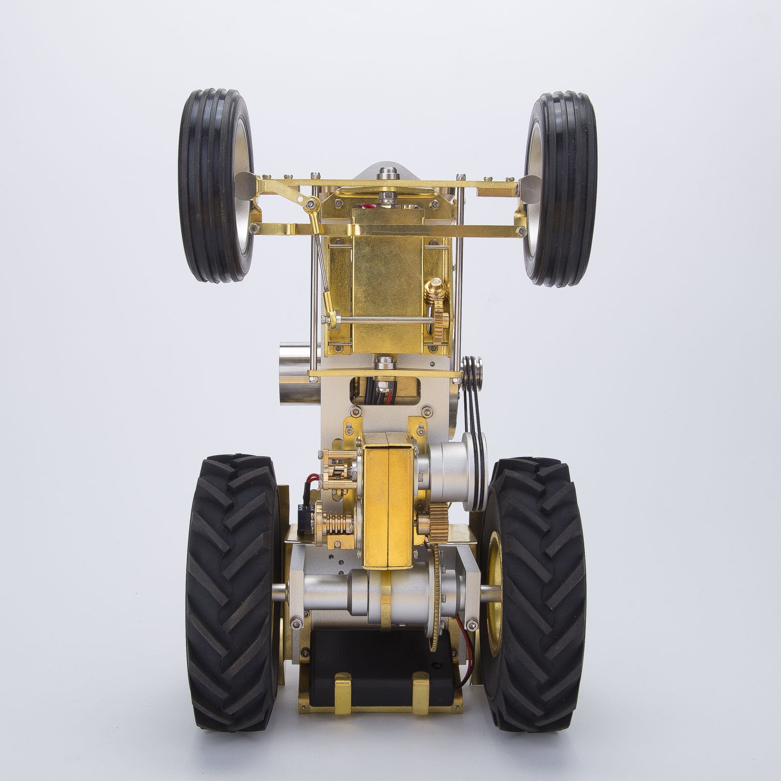 T1 Antique Roller Tractor Model with Mini Water-cooled Single-cylinder Gasoline IC Engine