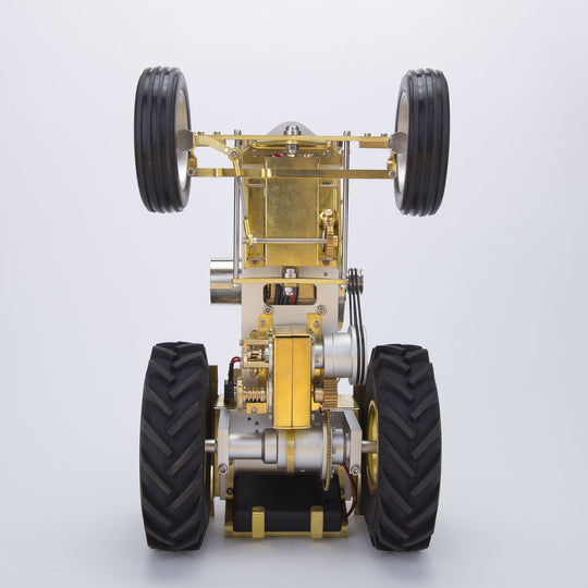 T1 Antique Roller Tractor Model with Mini Water-cooled Single-cylinder Gasoline IC Engine