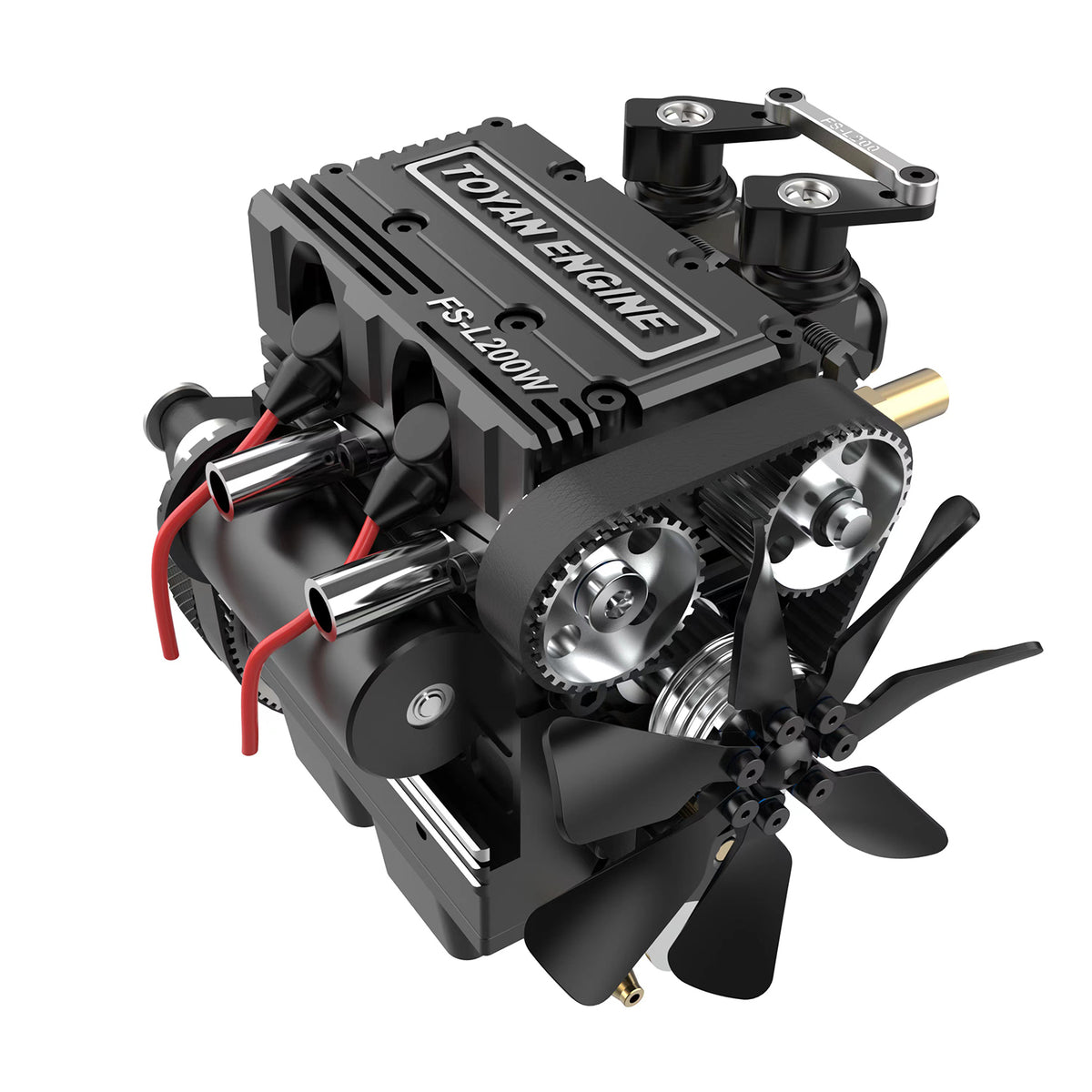 TOYAN FS-L200 Engine 2 Cylinders 4 Stroke Engine Model Kit - Build Your Own  Engine that Works