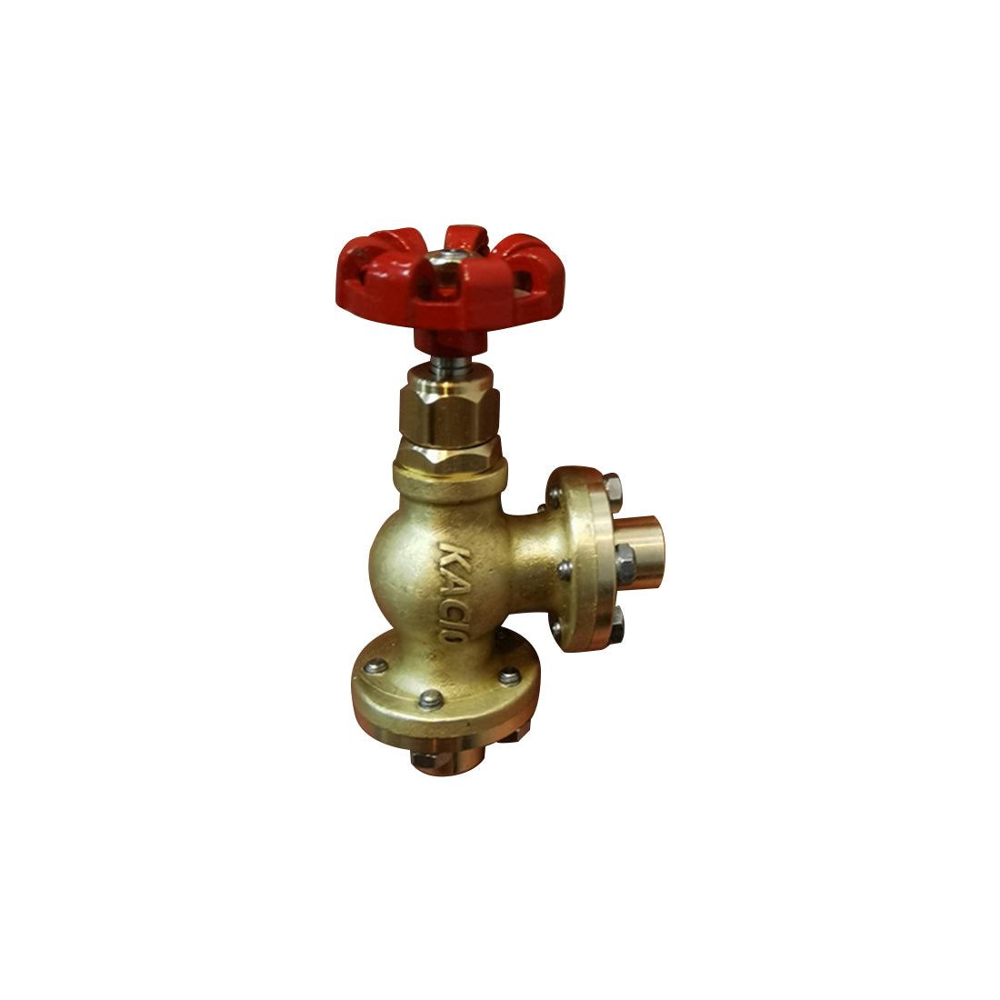 Flange Angle Stop Valve for KACIO Steam Engine Boiler Model