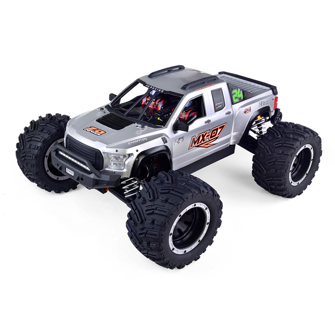 Zd Racing Mx-07 1 7 4wd Monster Off-road Car - Kit Version– Enginediy