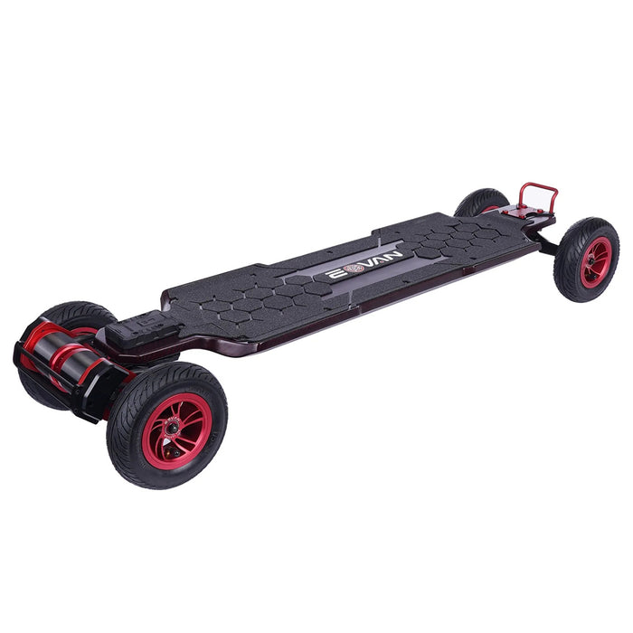 2.4G RC Electric Skateboard with Red Aluminum Alloy Wheel - GTS Carbon AT+175RS