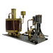 Mini Single-cylinder Steam Engine Set with Boiler for 50-100cm Model Ship - enginediy