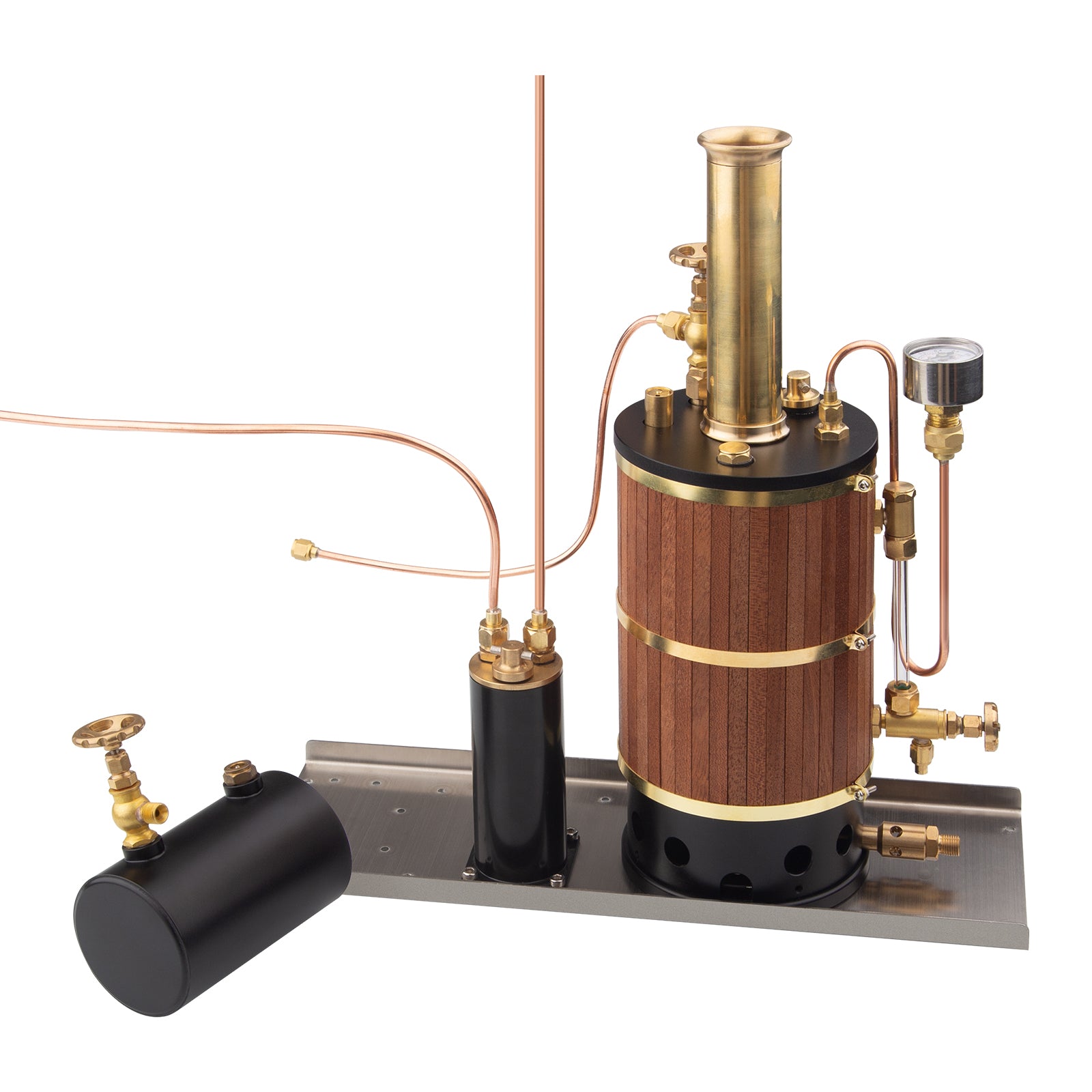 Vertical Boiler Steam Boiler Model for Steam Ship Engine Model - 230ml