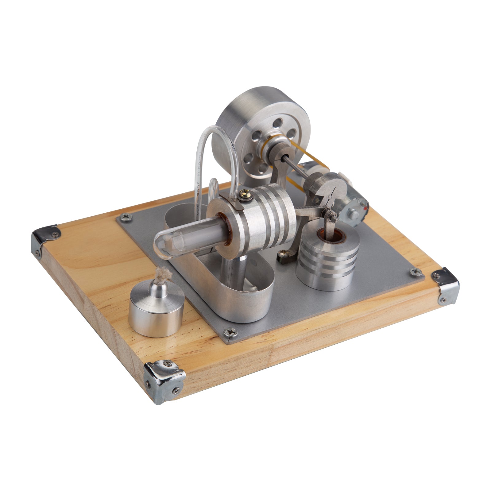 Stirling Engine Single-cylinder Split Right Angle Type Stirling Engine Model for Gift Collection