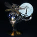 3D Metal Steampunk Galaxy Craft Puzzle Mechanical Wasp with 16 Colors Tap and Remote Control Lamp Model DIY Assembly for Home Decor Creative Gift-627PCS