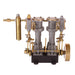 Mini Double-cylinder Compound Steam Engine with Reversing Device for Steam Ship, RC Ship, RC Boat - enginediy