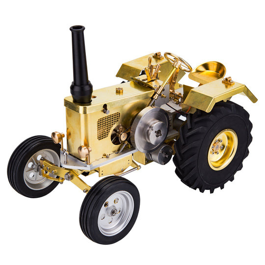 T16 Antique Roller Tractor Model with 1.6cc Mini Horizontal Air-cooled Single-cylinder Gasoline IC Engine