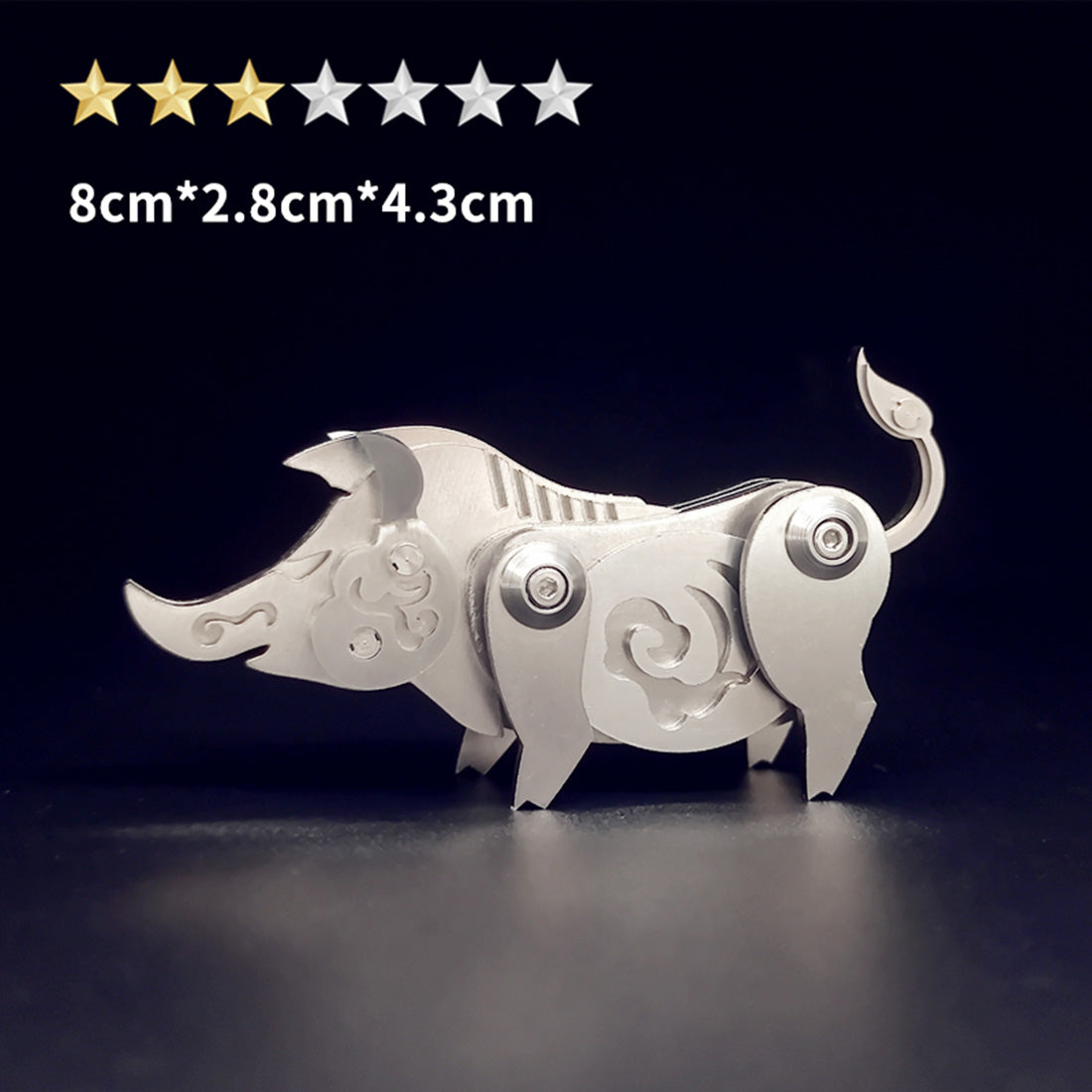 3D Puzzle Model Kit Mechanical Zodiac Pig Metal Games DIY Assembly Jigsaw Crafts Creative Gift