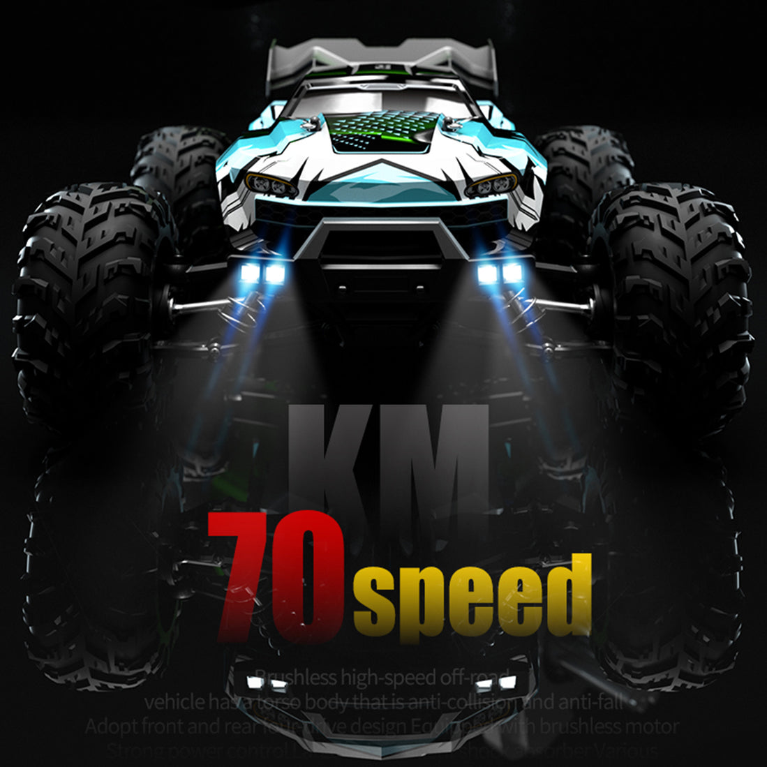 SUCHIYU 1/16 4WD 70+KM/H 2.4G RC Electric Brushless All-terrain Off-ro ...