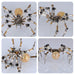 3D Metal Spider Model DIY Kits with 2CM Glowing Crystal Ball -270PCS+