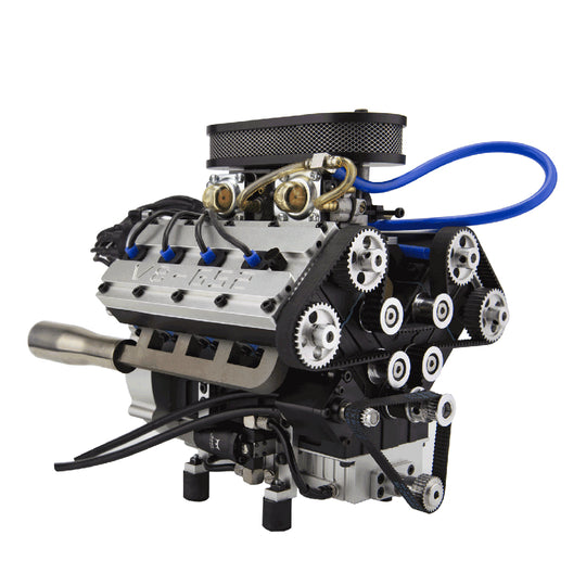 ENJOMOR V8 GS-V8 78CC DOHC Gasoline V8 Engine Model That Works with Starter Kit