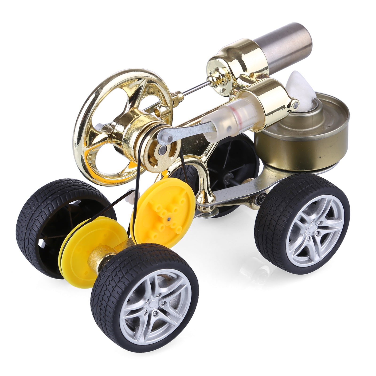 Single Cylinder Stirling Engine Model | Running Car Motor Model Science Experimental Toy