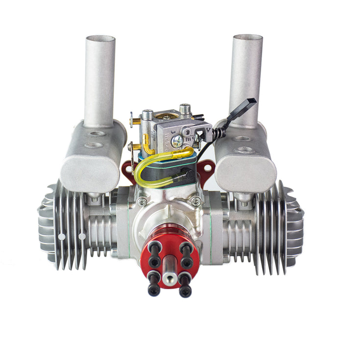 RCGF 40cc Twin Air Cooled Double-cylinder 2-stroke Piston Valve Gasoline Engine for RC Fixed Wing Model Airplane