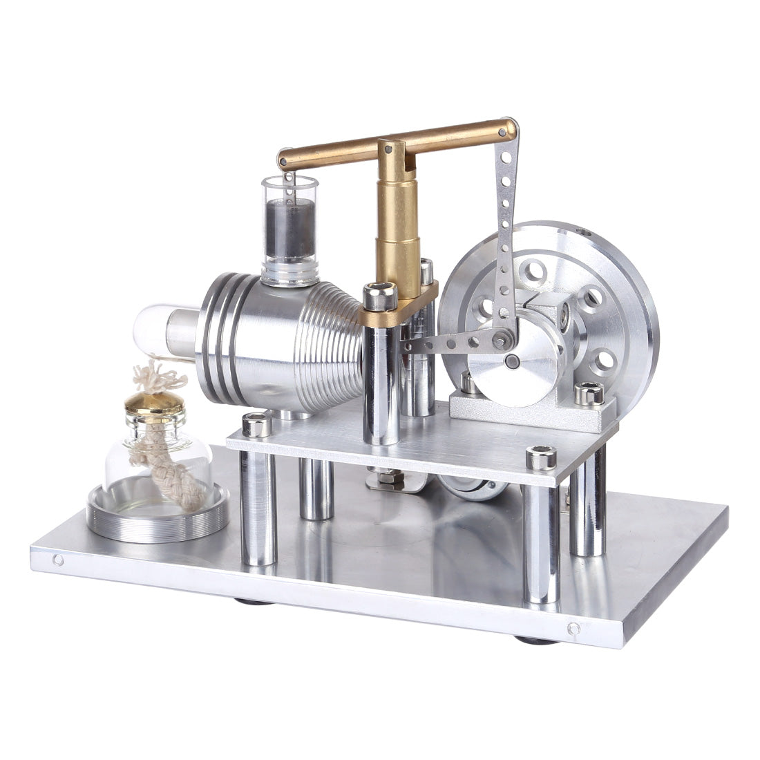 Balance Stirling Engine Model Kit - Build Your Own Stirling Engine - Hot Air Stirling Model Engine Educational Toy