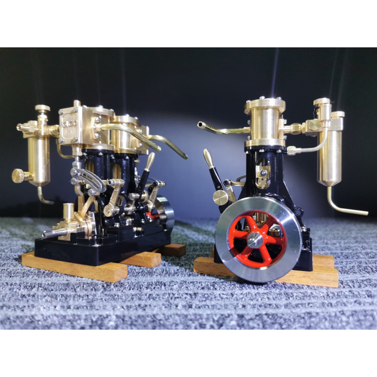 KACIO LS1-14 Single Cylinder Reciprocating Steam Engine Model for Model Ship Model Boat Above 60cm