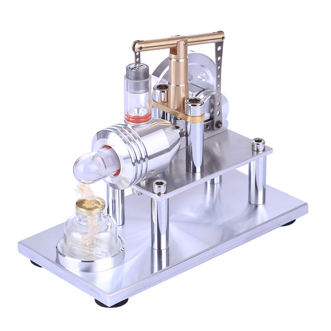 Stirling Engine Model Stainless Steel Balance Stirling Engine Science Experiment Toy - Enginediy - enginediy