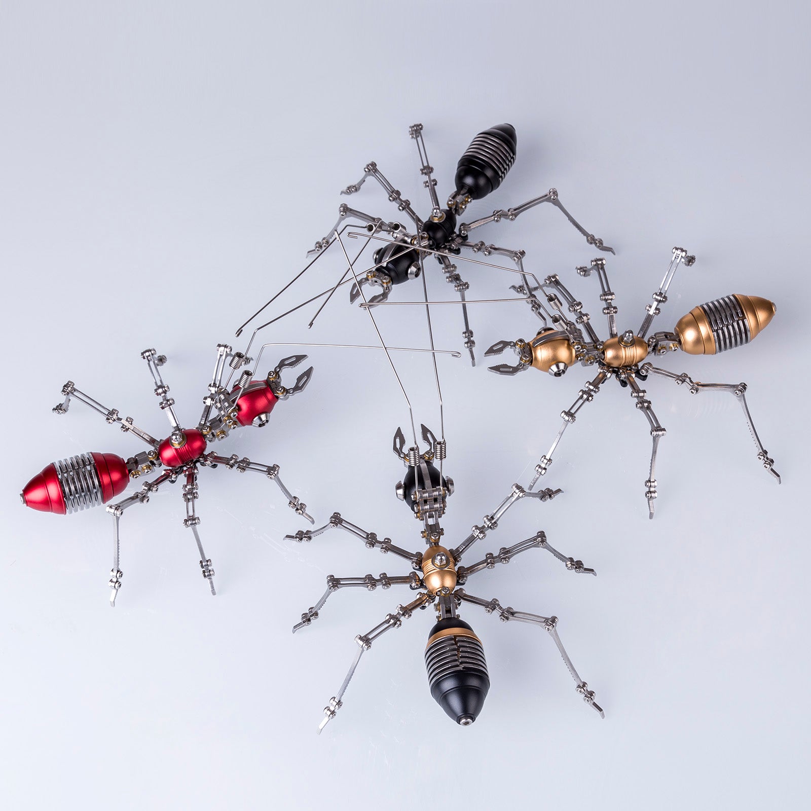 3D Metal Ant Model Kits, DIY Metal Puzzle, Assemble Model Jigsaw Kits-100 PCS