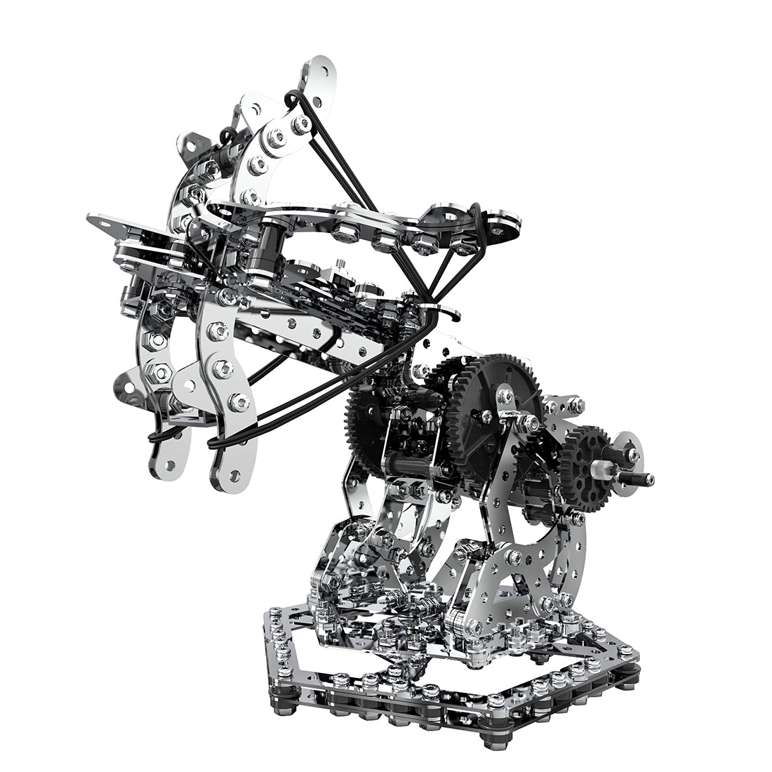 3D Metal Mechanical Puzzle Dragon Crossbow Model Assembly Kit for Kids, Teens, and Adults-812PCS