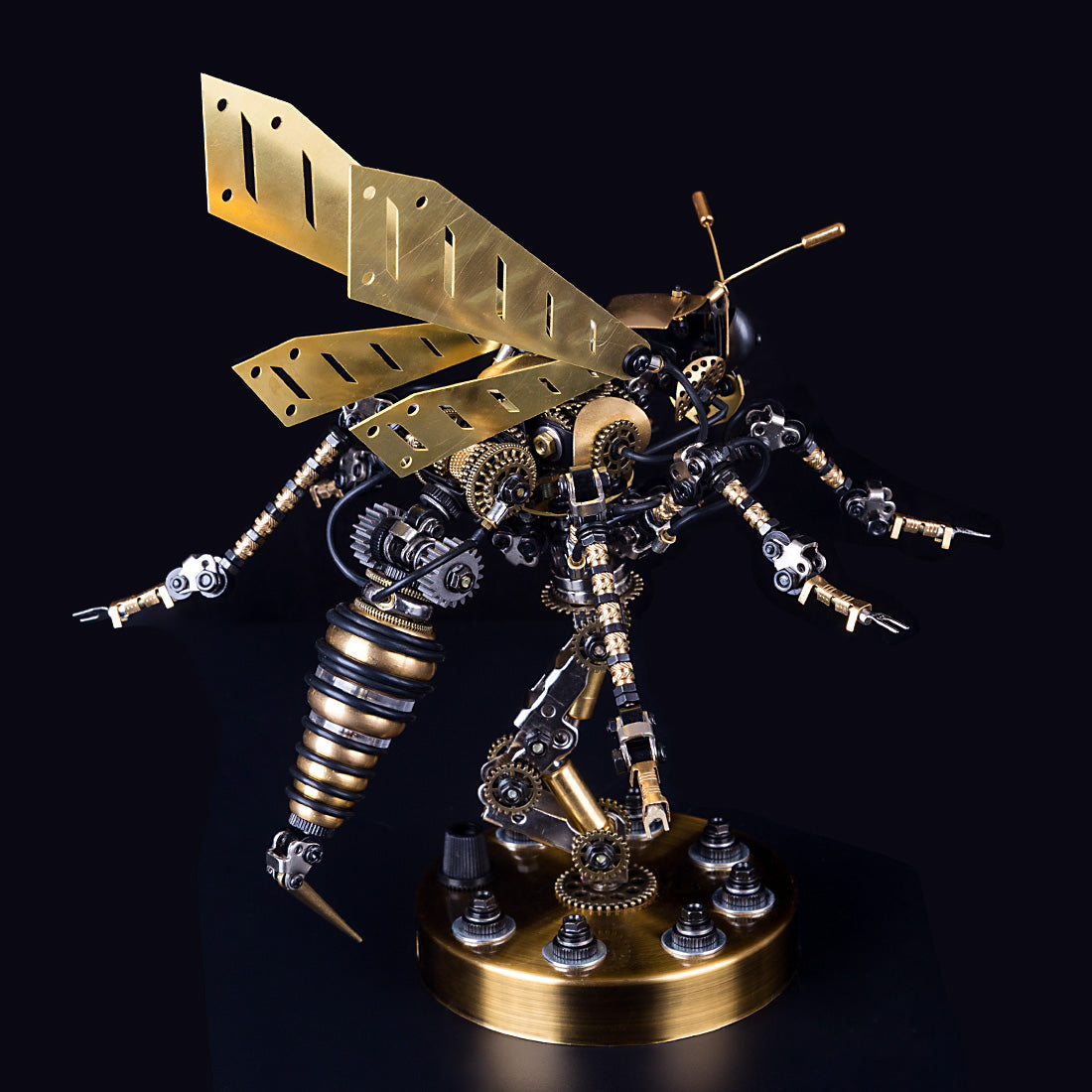 3D Puzzle DIY Model Kit Steampunk Wasp Metal Games Creative Gift