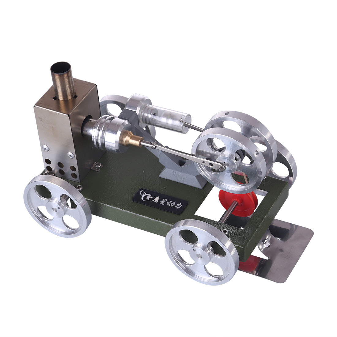 ENGINEDIY Stirling Engine Car Model Set Engine DIY Assembly Kit Physical Experiment Toy - enginediy